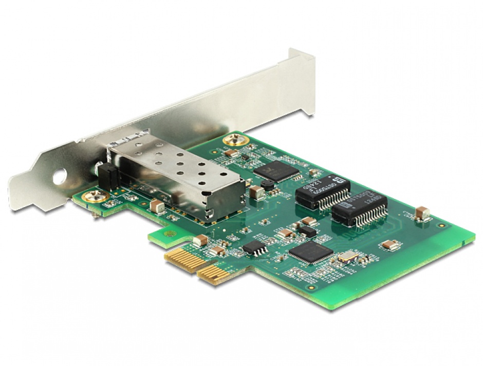 Imagine PCI Express Card cu 1 x SFP Slot Gigabit LAN, Delock 89368