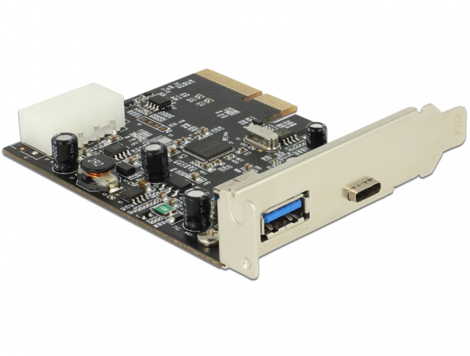 Imagine PCI Express cu 1 x USB tip C 3.1 + 1 x USB-A 3.1 Gen 2, Delock 89417