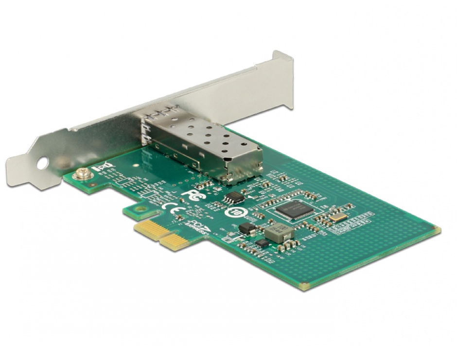 Imagine PCI Express Card la 1 x SFP Slot Gigabit LAN, Delock 89481