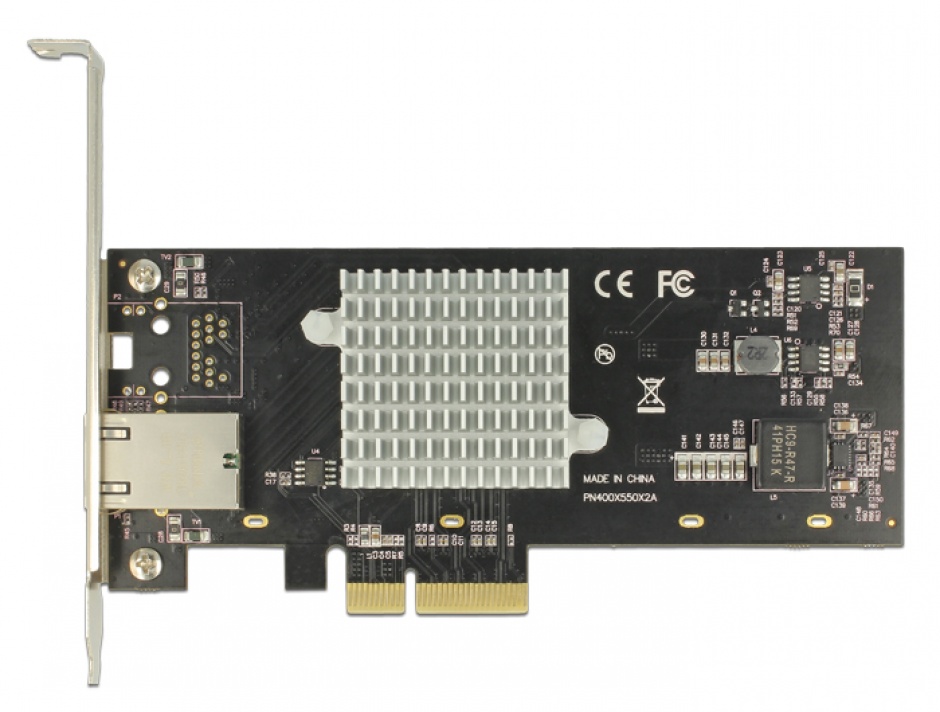 Imagine PCI Express la 1 x 10 Gigabit LAN RJ45, Delock 89521