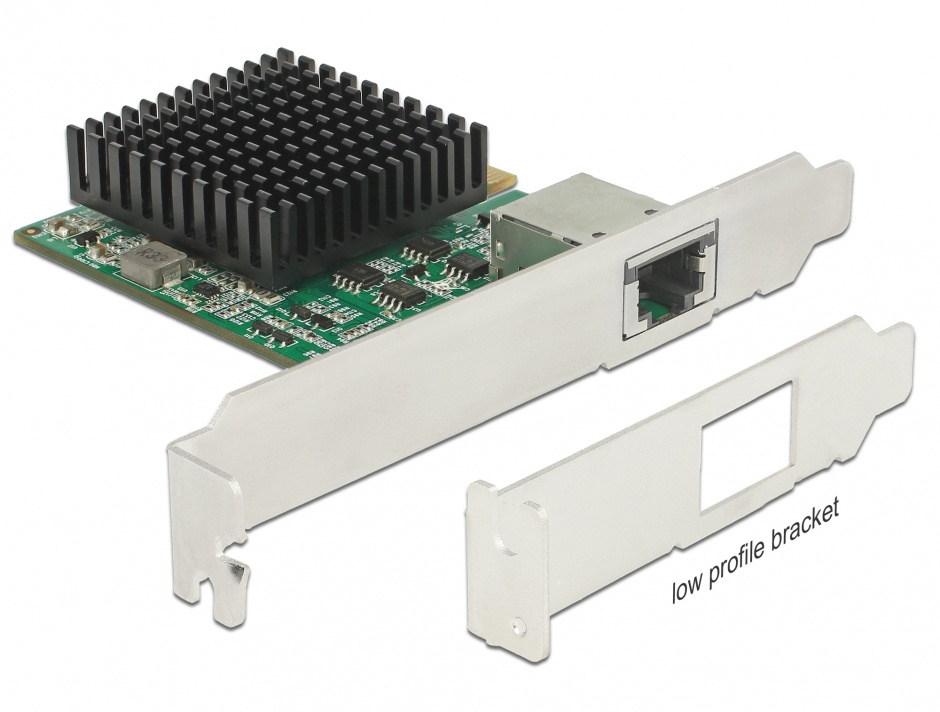Imagine PCI Express la 1 x 10 Gigabit LAN NBASE-T RJ45, Delock 89587