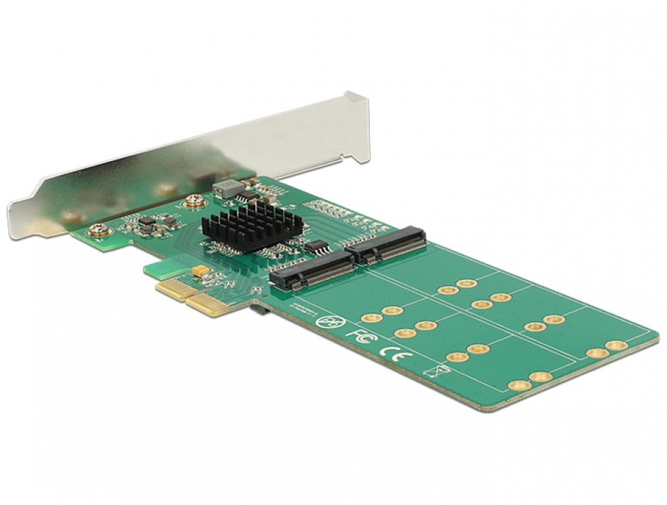 Imagine PCI Express la 4 x internal M.2 Key B - Low Profile Form Factor, Delock 89588