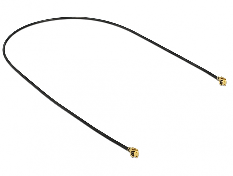 Imagine Cablu antena MHF / U.FL-LP-068 plug la MHF / U.FL-LP-068 plug 30cm 1.13, Delock 89609