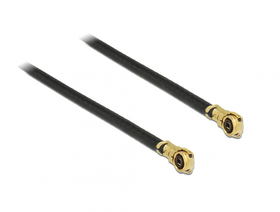 Imagine Cablu antena MHF IV/HSC MXHP32 plug la MHF IV/HSC MXHP32 plug 30cm 1.13, Delock 89644