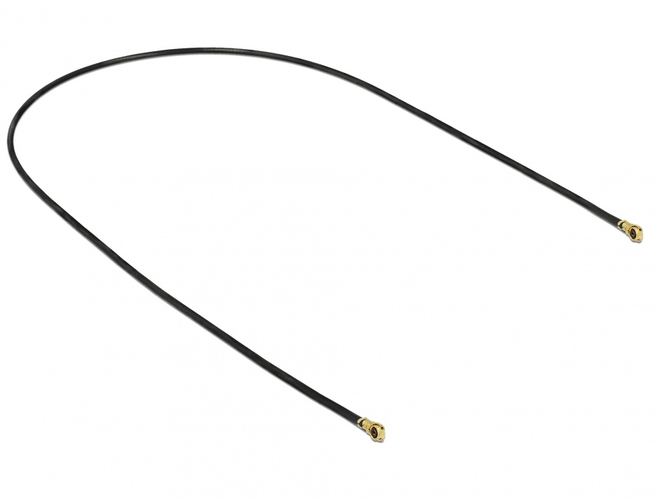 Imagine Cablu antena MHF IV/HSC MXHP32 plug la MHF IV/HSC MXHP32 plug 30cm 1.13, Delock 89644