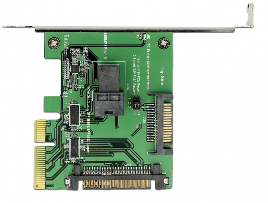Imagine PCI Express U.2 NVMe la 1 x SFF-8643 + 1 x SFF-8639 Low Profile Form Factor, Delock 89922