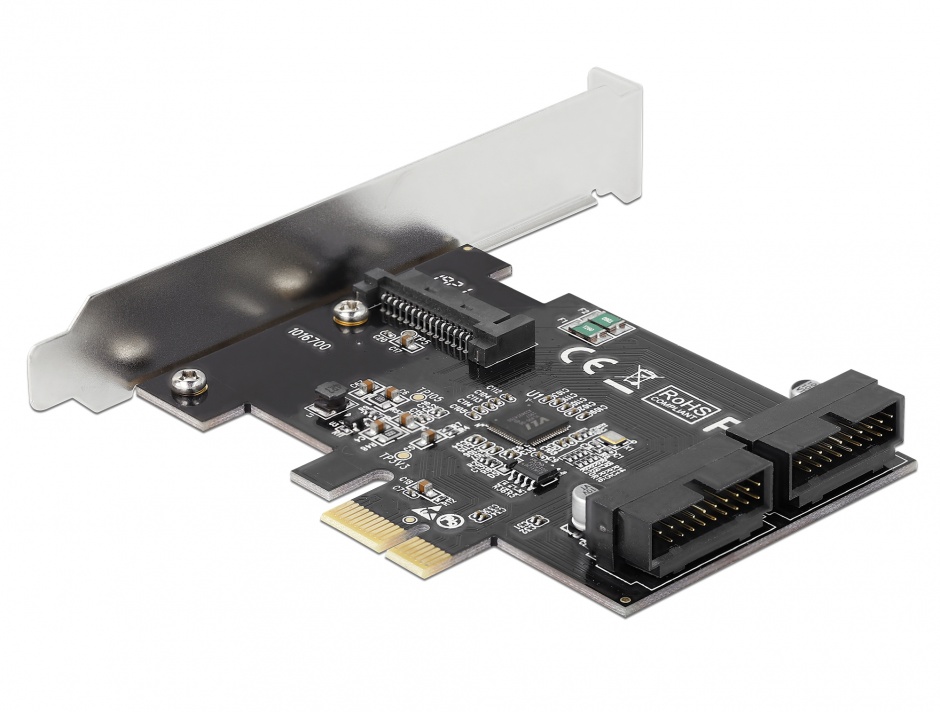 Imagine PCI Express cu 2 porturi pin header USB 3.0, Delock 90387