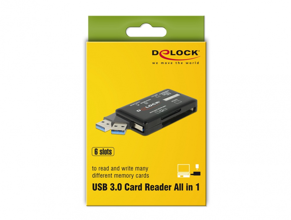 Imagine Card reader USB 3.0 All in 1, Delock 91719