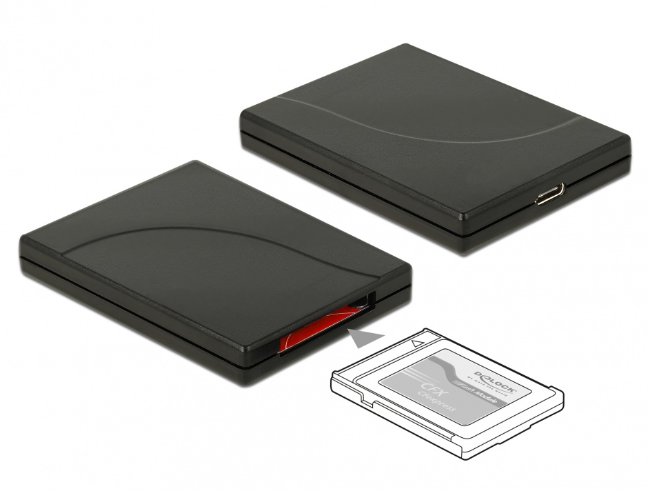 Imagine Cititor de carduri USB-C 3.1 la CFexpress, Delock 91749