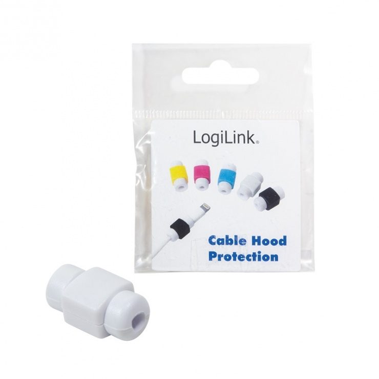 Imagine Protectie pentru cablu USB Alb, Logilink AA0091W