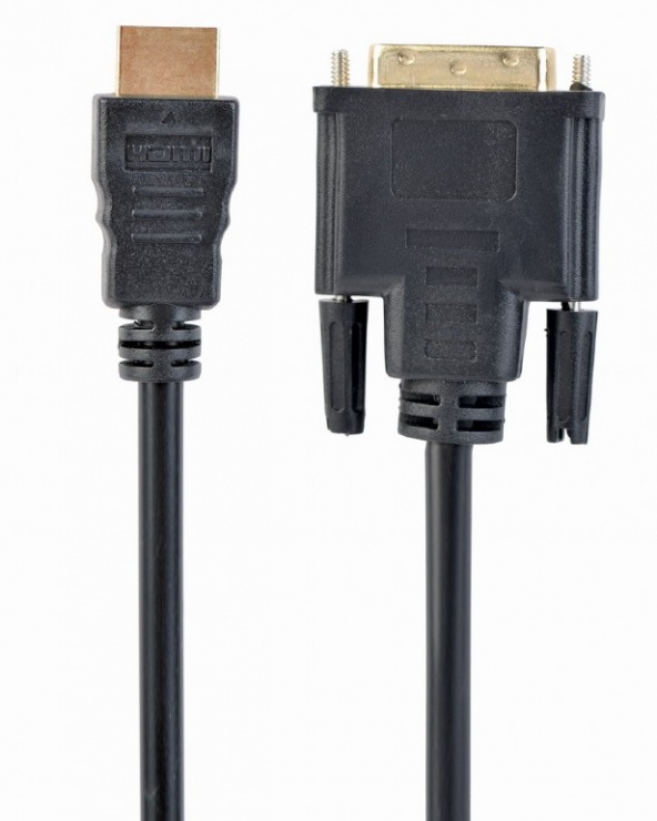 Imagine Cablu HDMI la DVI T-T 7.5m Negru, Gembird CC-HDMI-DVI-7.5MC