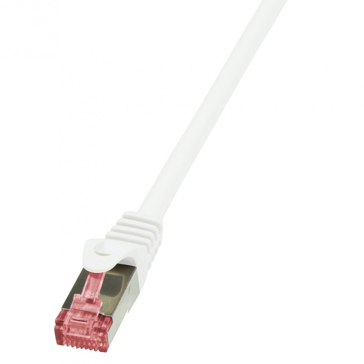 Imagine Cablu de retea RJ45 SFTP cat6 LSOH 30m Alb, Logilink CQ2121S