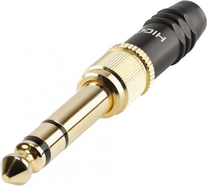 Imagine Conector de lipit jack stereo 3.5mm + adaptor insurubabil jack stereo 6.35mm, HICON HI-J3563S