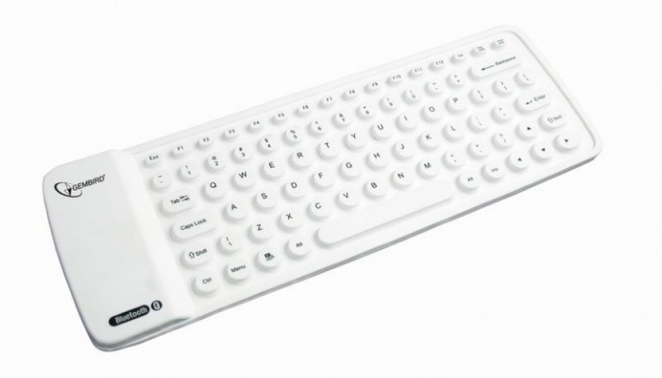 Imagine Tastatura mini Bluetooth, Gembird KB-BTF1-W-US