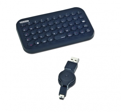 Imagine Tastatura mini Bluetooth, Gembird KB-BTF2-B-US