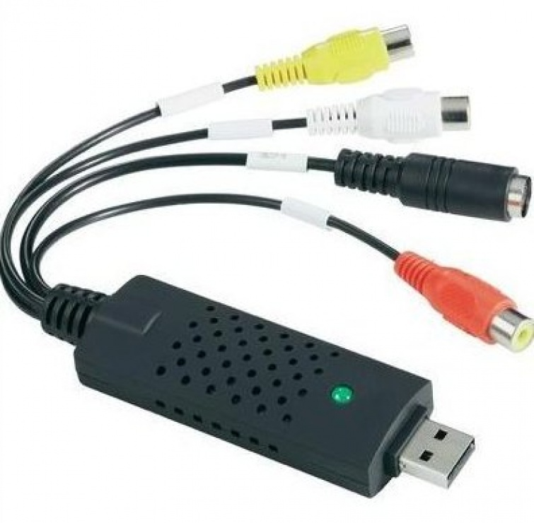 Imagine Placa de captura externa USB 2.0 cu RCA,S-Video