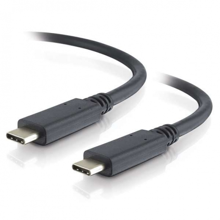 Imagine Cablu USB 3.2-C Gen 2x2 (20Gbs) 5A/100W T-T 0.5m Negru, KU31CH05BK