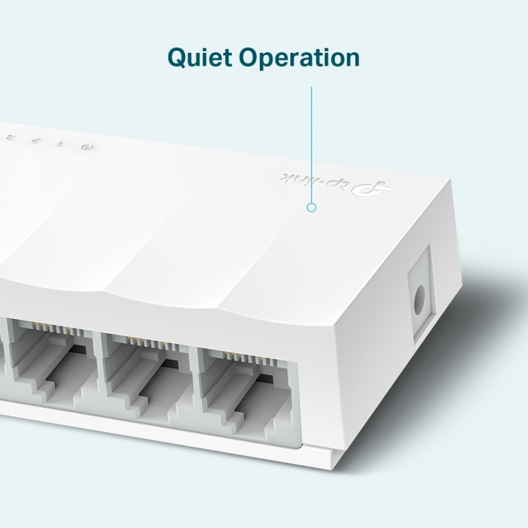 Imagine Switch Desktop LiteWave 5 porturi 10/100Mbps Alb, TP-LINK LS1005