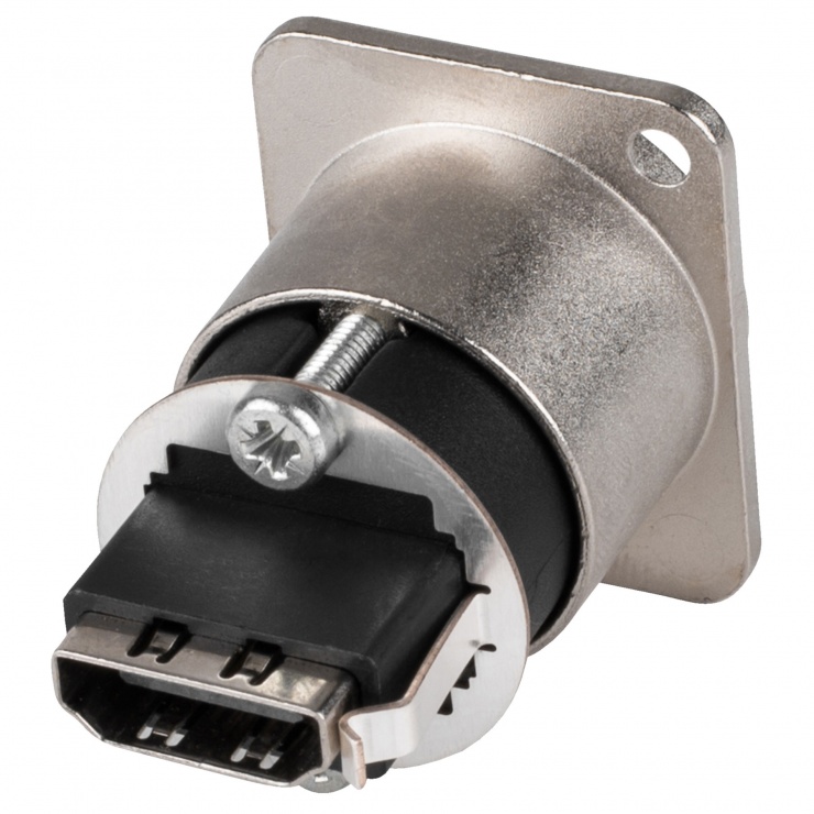 Imagine Conector HDMI-A mama tip D montare masa/panou, Neutrik NAHDMI-W