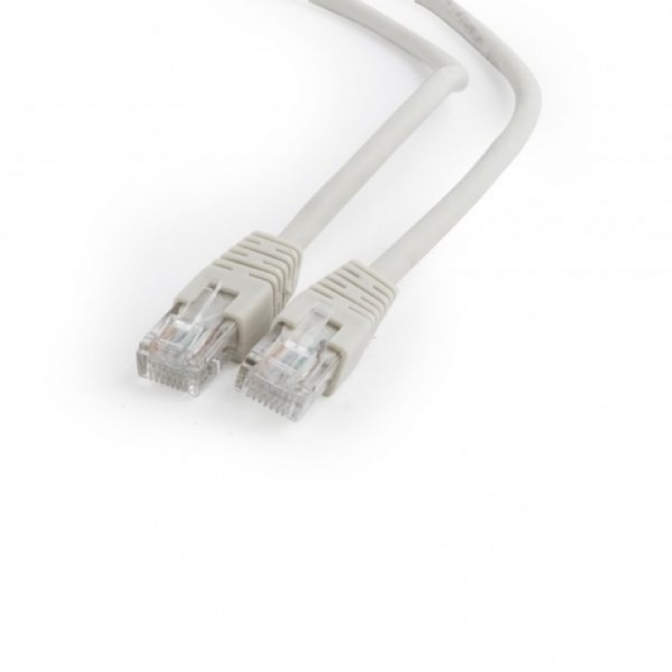Imagine Cablu de retea RJ45 0.25m cat 6 UTP Gri, Gembird PP6U-0.25M