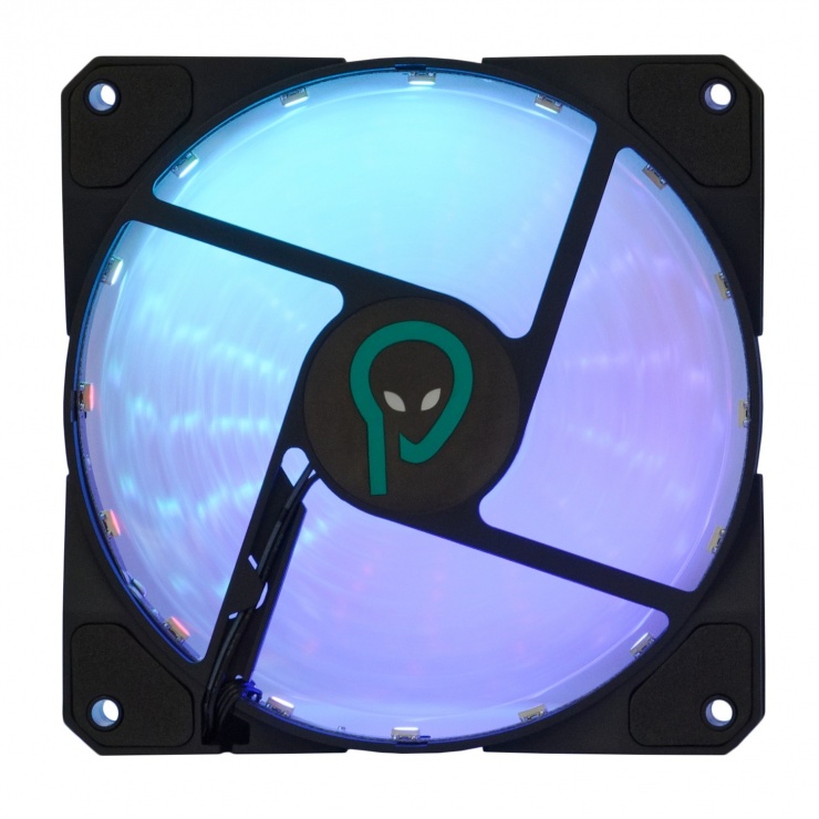 Imagine Ventilator carcasa 120mm RGB, Spacer SP-SF12-RGB