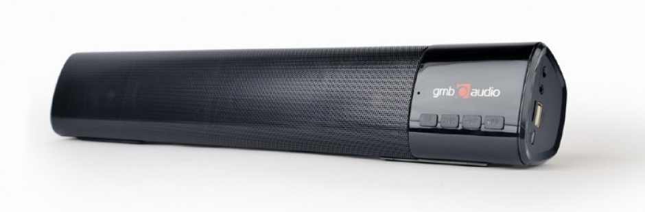 Imagine Boxa portabila bluetooth 1200mAh Negru, Gembird SPK-BT-BAR400-01