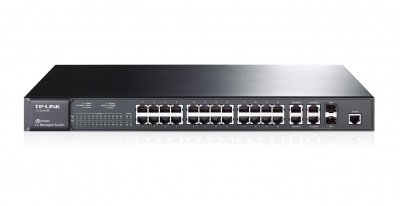 Imagine Switch L2, 24 porturi 10/100, TP-LINK TL-SL5428E