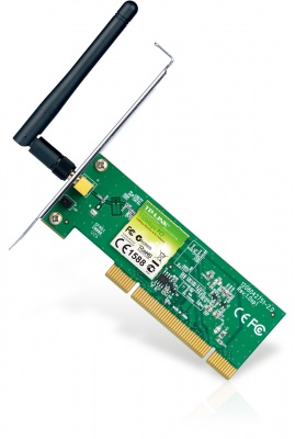 Imagine Placa retea Wireless PCI 150Mbps, TP-Link TL-WN751ND