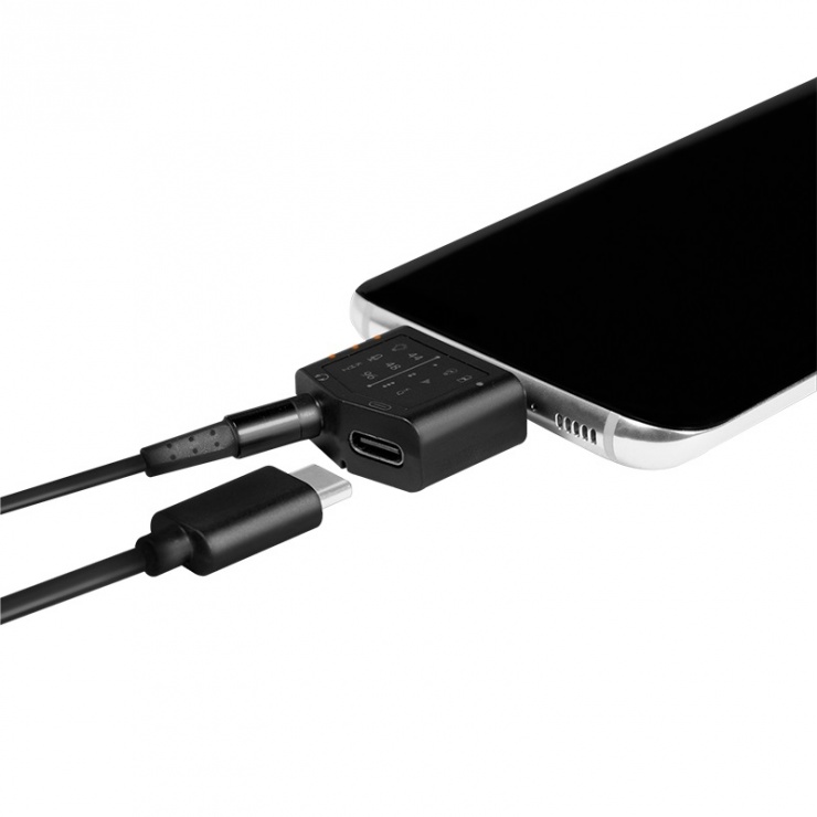 Imagine Adaptor audio USB-C la jack stereo 3.5mm cu EQ + PD 96 kHz / 24 bit DAC, Logilink UA0362