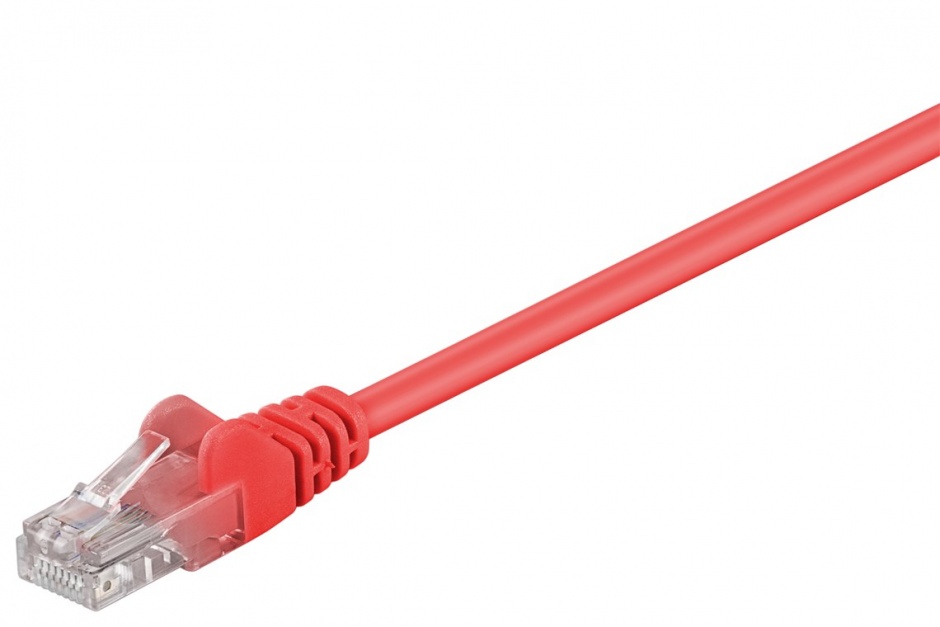 Imagine Cablu de retea RJ45 cat 5e 1.5m Rosu, SPUTP015R