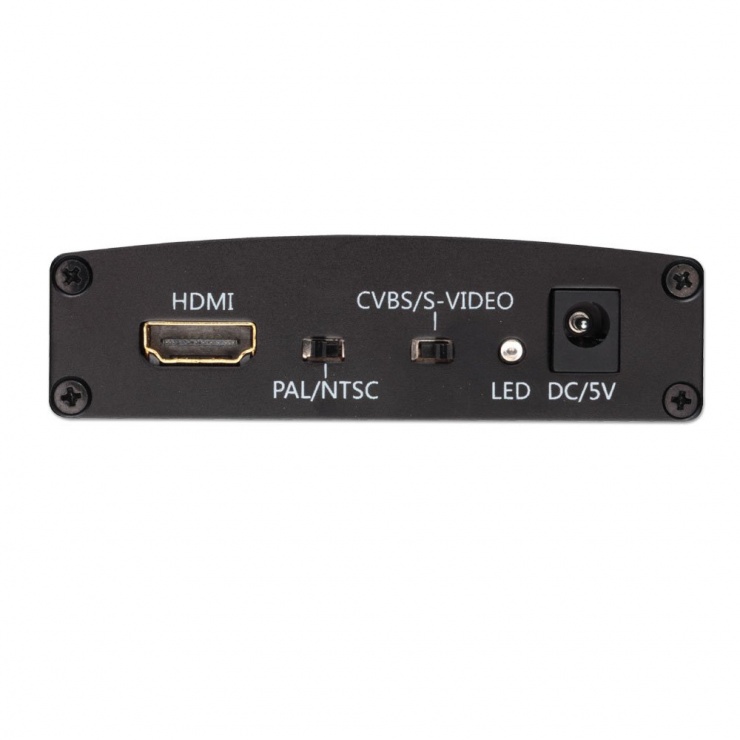 Imagine Convertor HDMI la S-Video/Composite Video & Audio, Lindy L38093