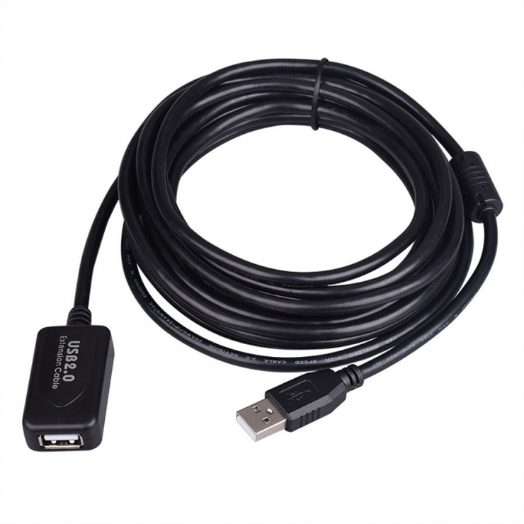 Imagine Cablu prelungitor USB 2.0 T-M activ 10m, S3115