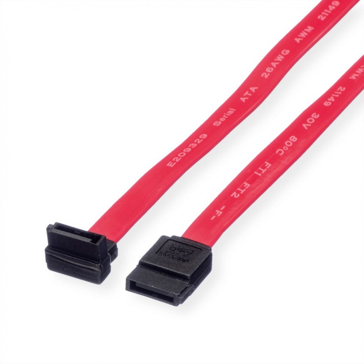 Imagine Cablu de date SATA II unghi 90 grade 1m, Value 11.99.1561