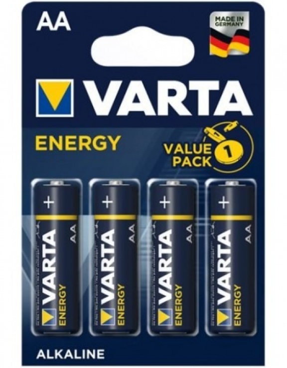 Imagine Set 4 buc baterii AA LR6/MN1500 Alkaline, Varta
