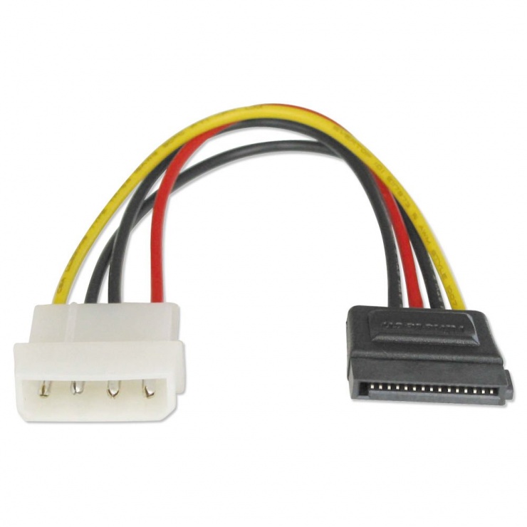 Imagine Cablu de alimentare Molex la SATA, Lindy L33298