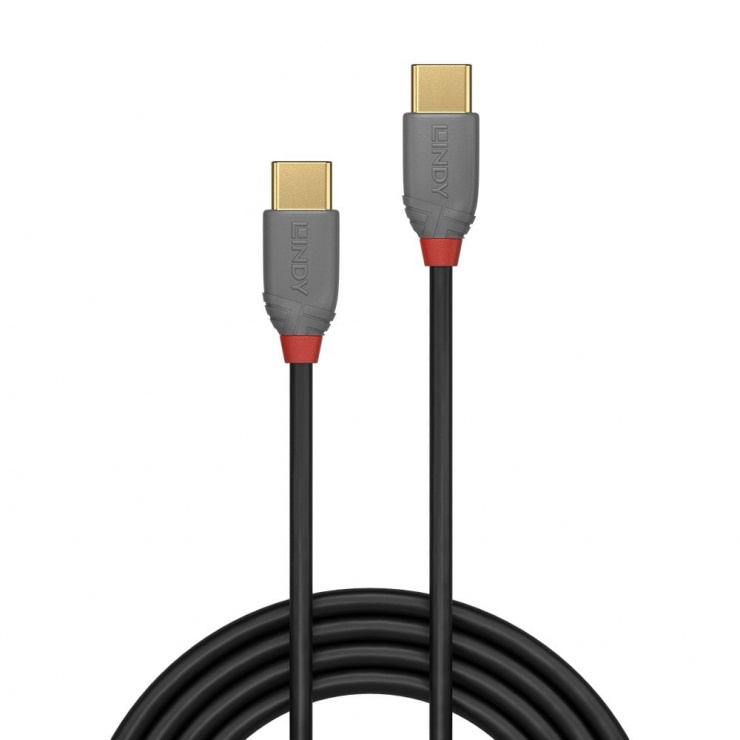 Imagine Cablu USB 2.0 type C T-T 2m Anthra Line, Lindy L36872