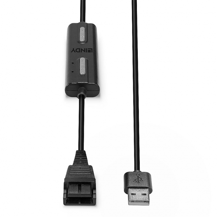 Imagine Adaptor USB pentru casti Jabra Quick Disconnect, Lindy L42750