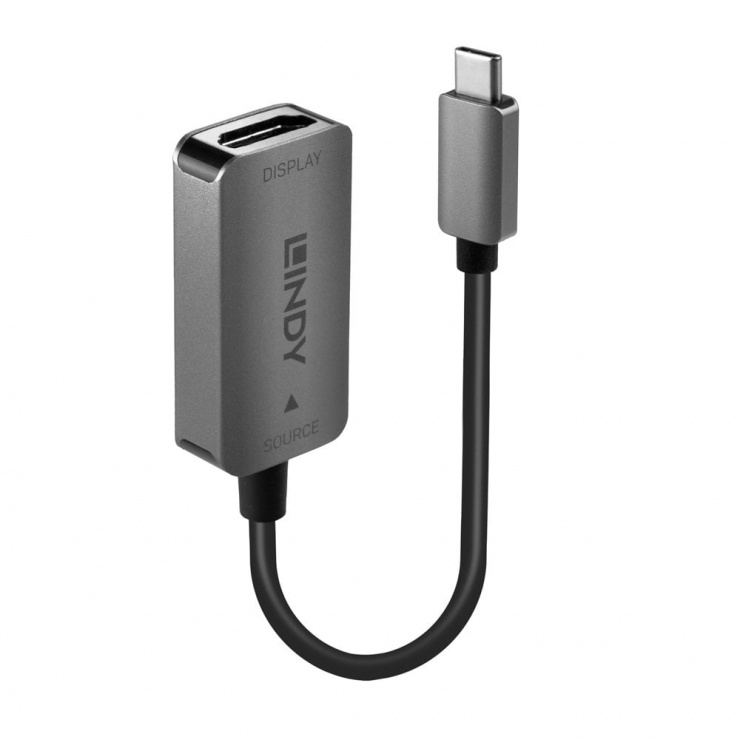 Imagine Adaptor USB 3.1 Type C la HDMI 4K@60Hz T-M, Lindy L43287