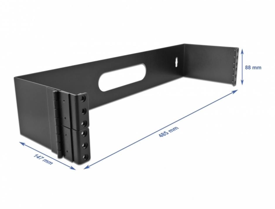 Imagine Wall Mount Rack 2U 19", Delock 43306