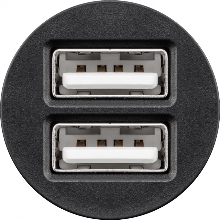 Imagine Incarcator auto cu 2 x USB 2.1A, Goobay 44177