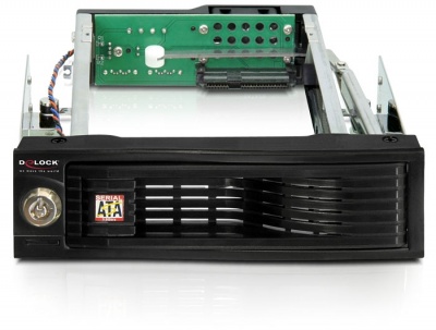Imagine Rack intern 5.25" pentru HDD SAS/SATA 3.5", Delock 47195