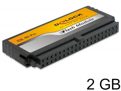 Imagine Modul Flash IDE 40 pini 2GB Vertical, Delock 54145