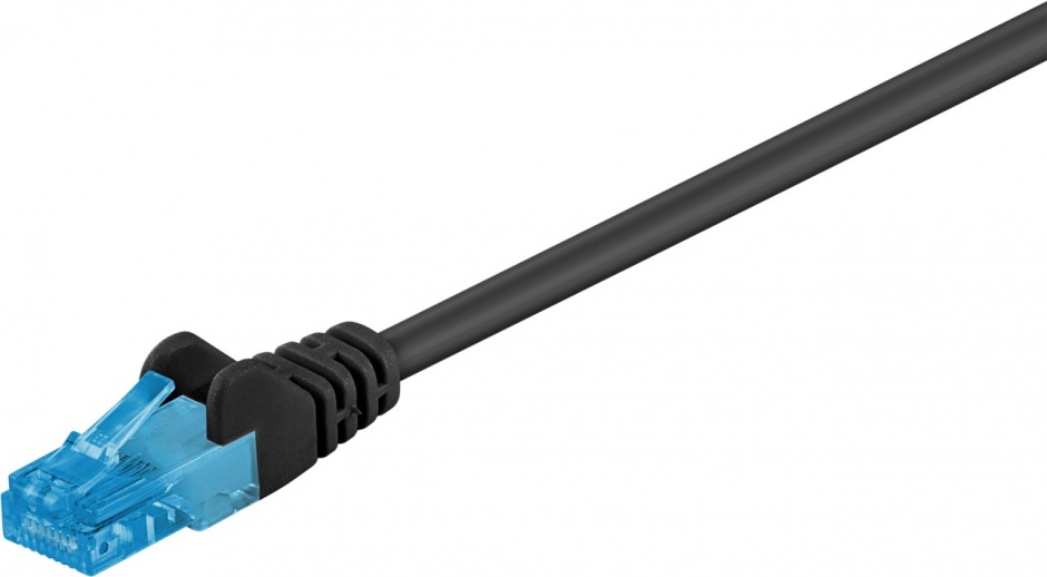 Imagine Cablu de retea UTP CAT 6A LSOH 30m Negru, Goobay G55415