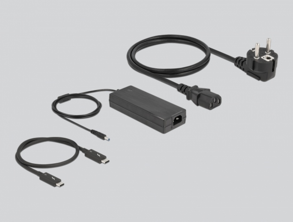 Imagine Docking station Thunderbolt 3 la Dual DisplayPort 8K/ USB / LAN / SD / Audio / PD 3.0, Delock 87777