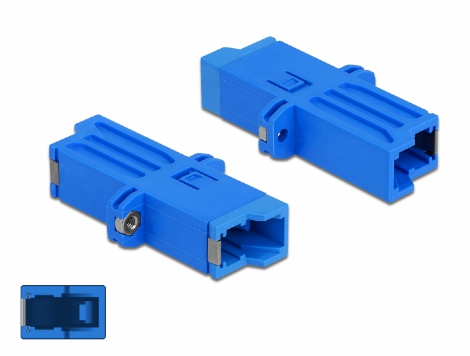 Imagine Cupla fibra optica E2000 Simplex M-M Single-mode Blue, Delock 86945