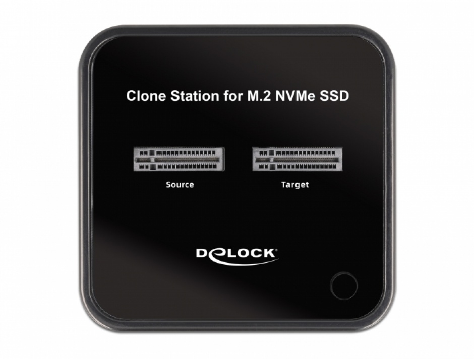 Imagine Docking station USB 3.2-C Gen 2 pentru 2 x M.2 NVMe PCIe SSD cu functie de clona, Delock 63329