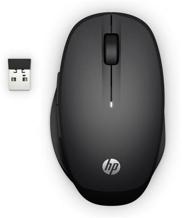 Imagine Mouse wireless si bluetooth Negru, HP 6CR71AA