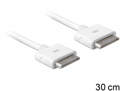 Imagine Cablu iPhone 30 pini T-T 30cm, Delock 83252*