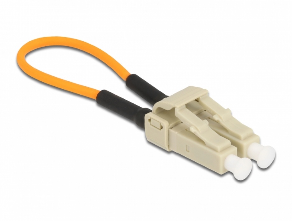 Imagine Adaptor fibra optica loopback LC / OM2 Multi-mode, Delock 86930