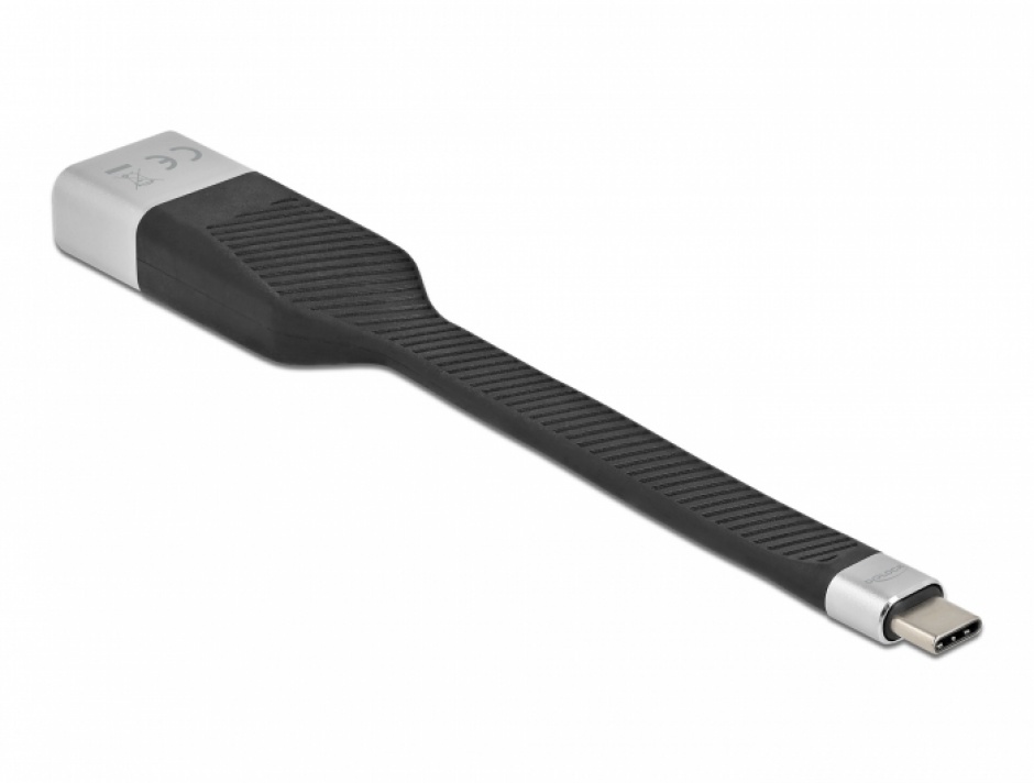 Imagine Adaptor FPC Flat USB 3.2 Gen1-C la Gigabit LAN 15cm, Delock 86936
